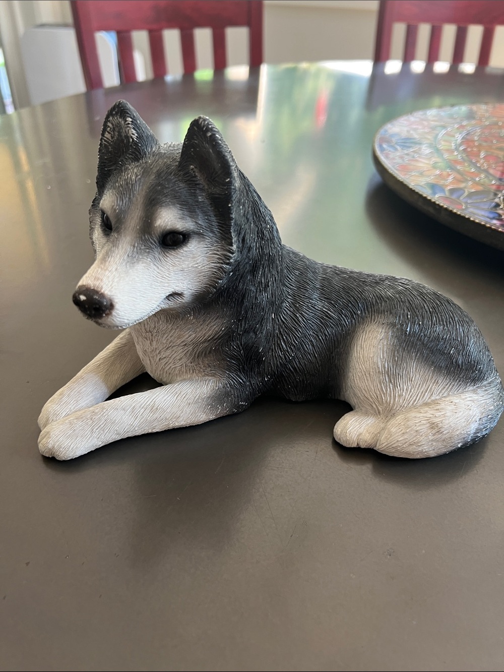 Black & White Husky Realistic Lifelike Design